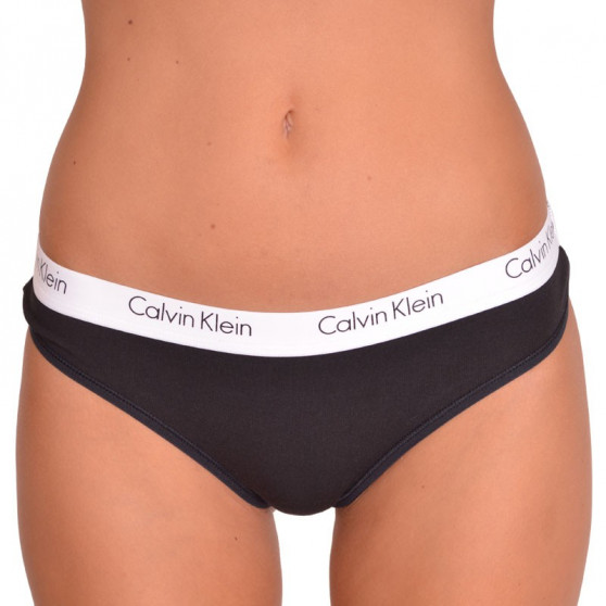 2PACK dames string Calvin Klein zwart (QD3583E-001)