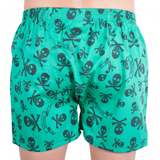 Herenboxershort Infantia groen met print PTKG47