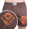 Herenboxershort Infantia bruin met print PTKG24