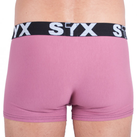 Herenboxershort Styx sport elastische band roze (G9)