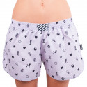 Damesboxershorts Infantia lichtpaars met print DTKG17