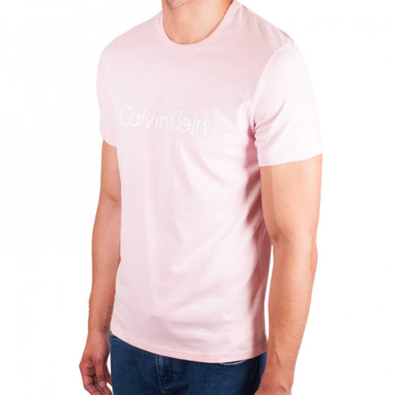 Heren-T-shirt Calvin Klein roze (NM1129E-EVK)
