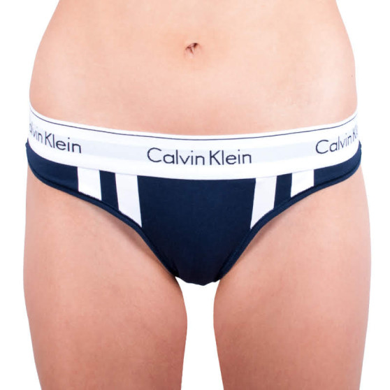 Dames String Calvin Klein donkerblauw (QF4595E-0PP)