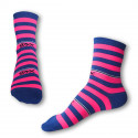 Sokken Styx gekke blauwe en roze strepen (H321)