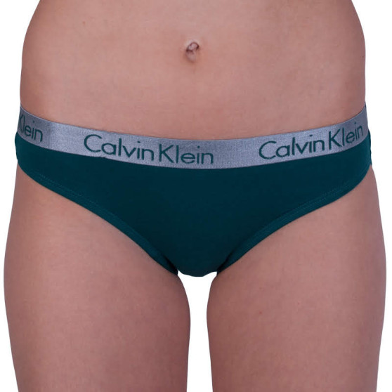 Dames slip Calvin Klein groen (QD3540E-DKC)