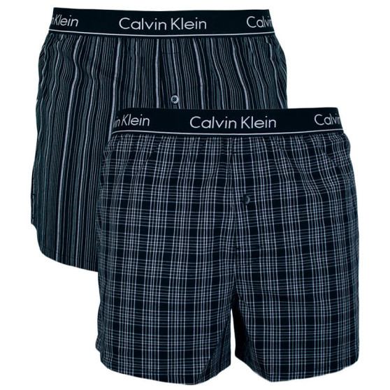 2PACK Herenboxershort Calvin Klein slim fit veelkleurig (NB1544A-KGW)
