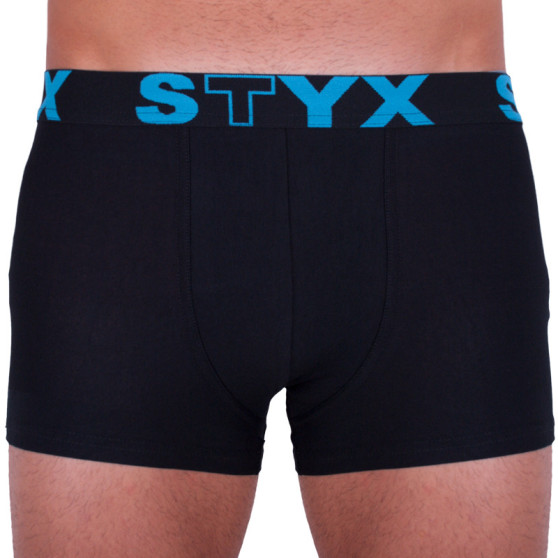 Herenboxershort Styx sport elastisch oversized zwart (R961)