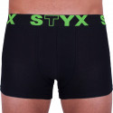 Herenboxershort Styx sport elastisch oversized zwart (R962)