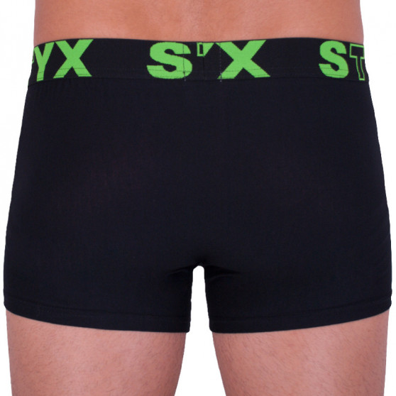 Herenboxershort Styx sport elastisch oversized zwart (R962)