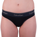 Dames string Calvin Klein zwart (QF5044E-7LN)