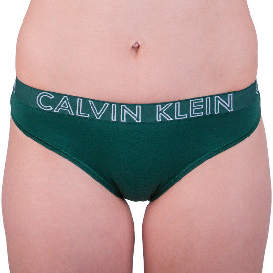 Dames slip Calvin Klein groen (QD3637E-YG5)