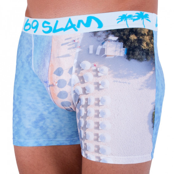 Herenboxershort 69SLAM fit blauw strand limited edition