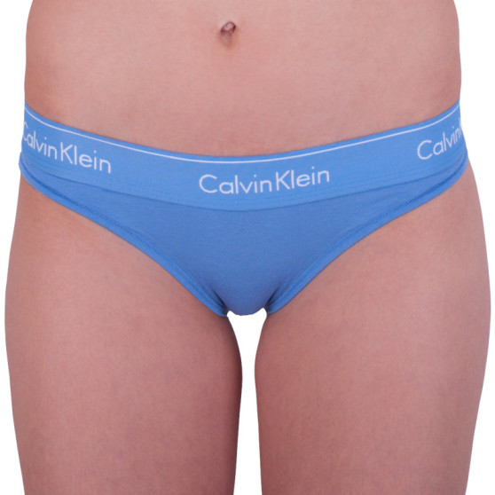 Dames slip Calvin Klein blauw (F3787E-PWB)