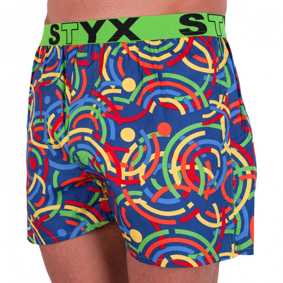 Herenboxershorts Styx kunst sport rubber gekleurd (B659)