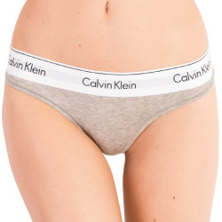 Dames string Calvin Klein oversized grijs (QF5117E-020)