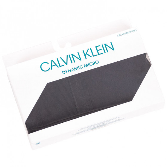 2PACK Dames slip Calvin Klein zwart (QD3696E-001)