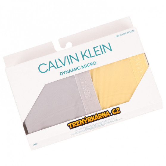 2PACK Dames slip Calvin Klein veelkleurig (QD3696E-HU4)