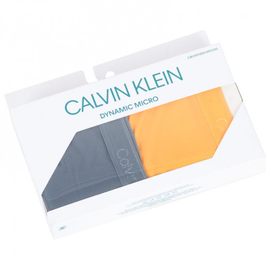 2PACK Dames slip Calvin Klein veelkleurig (QD3696E-TSR)