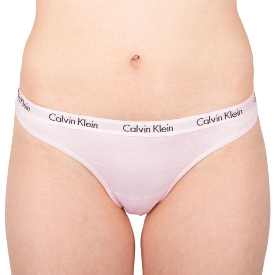 Dames string Calvin Klein roze (D1617E-2NT)
