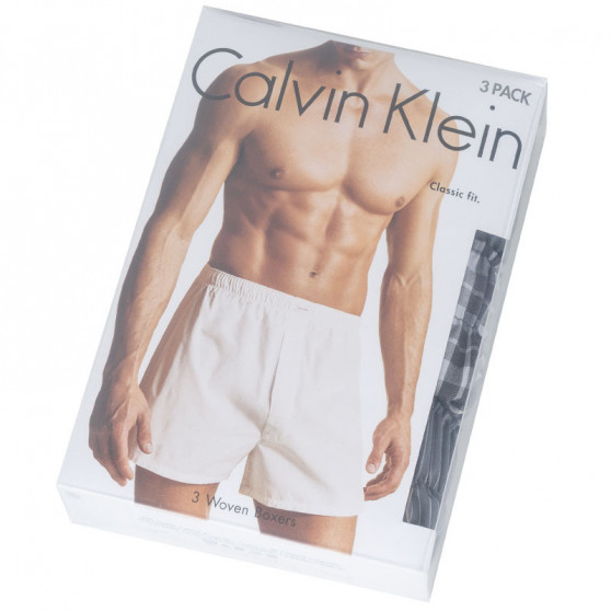 3PACK herenboxershorts Calvin Klein classic fit veelkleurig (U1732A-GGM)