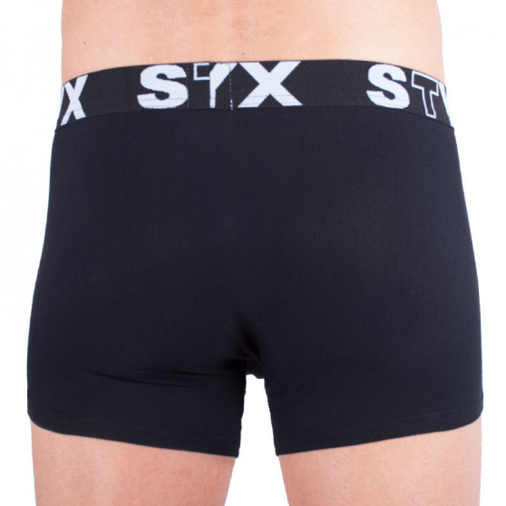 Herenboxershort Styx sport elastisch oversized zwart (R960)