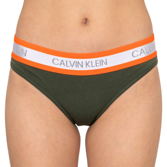 Dames slip Calvin Klein groen (QF5460E-FDX)