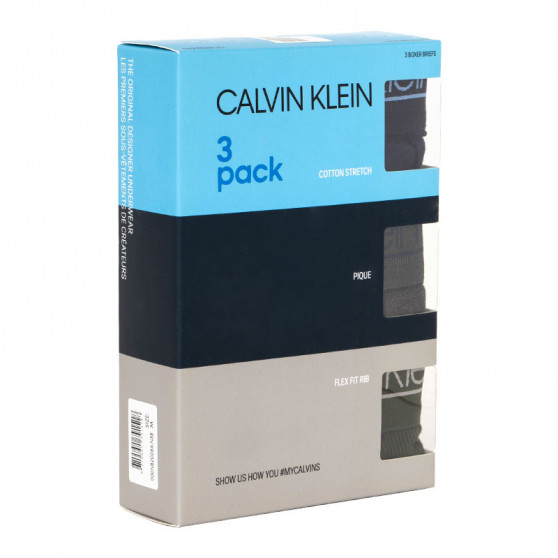 3PACK herenboxershort Calvin Klein veelkleurig (NB2008A-NXB)