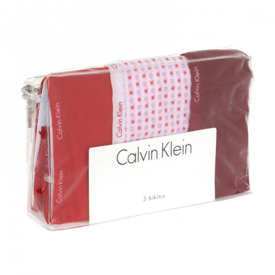 3PACK Dames slip Calvin Klein veelkleurig (QD3591E-3MJ)