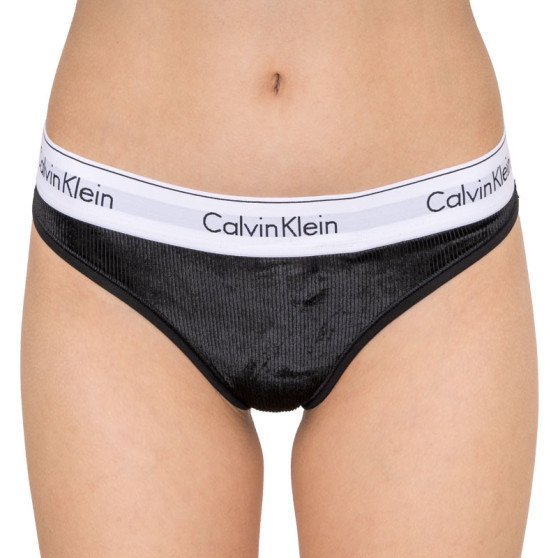 Dames string Calvin Klein zwart (QF5512E-001)