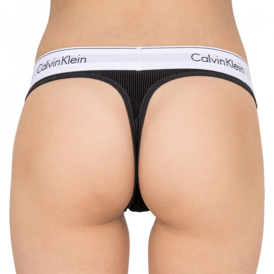 Dames string Calvin Klein zwart (QF5512E-001)