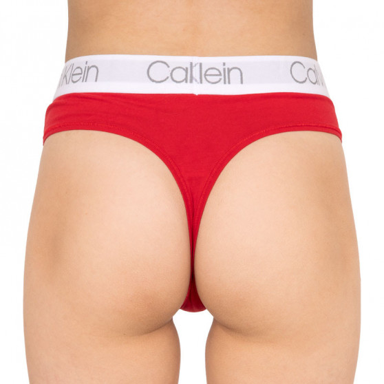 3PACK dames string Calvin Klein veelkleurig (QD3757E-BTV)