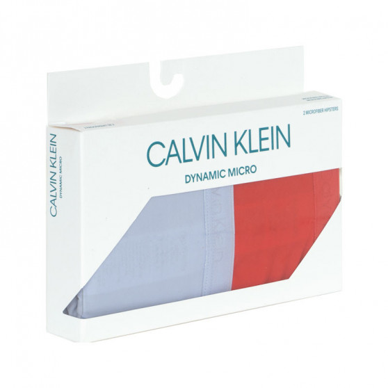 2PACK Dames slip Calvin Klein veelkleurig (QD3696E-XCC)