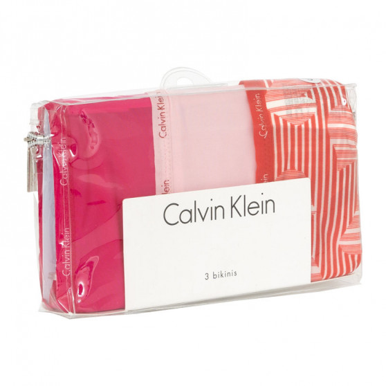 3PACK Dames slip Calvin Klein veelkleurig (QD3591E-QQ3)