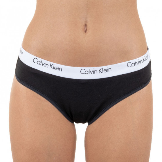 2PACK damesslip Calvin Klein zwart (QD3584E-001)