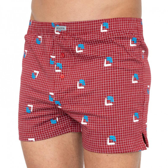 Herenboxershorts Andrie rood (PS 5231a)