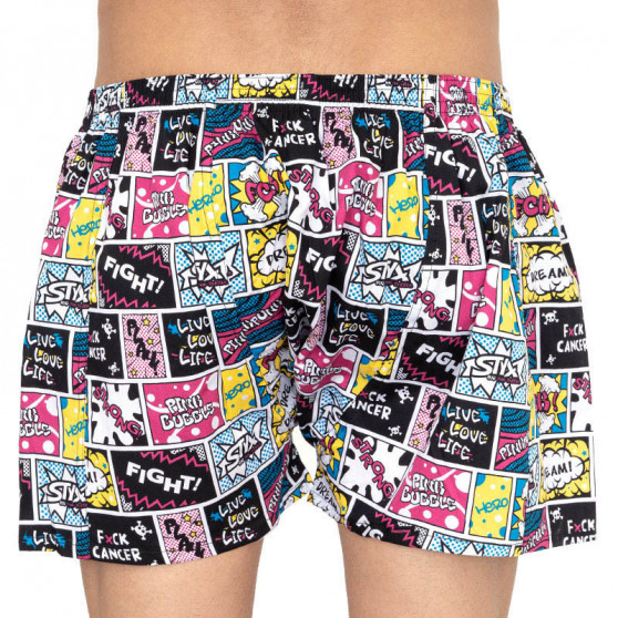 Herenboxershort Styx art classic rubber Pink Bubble (A858)