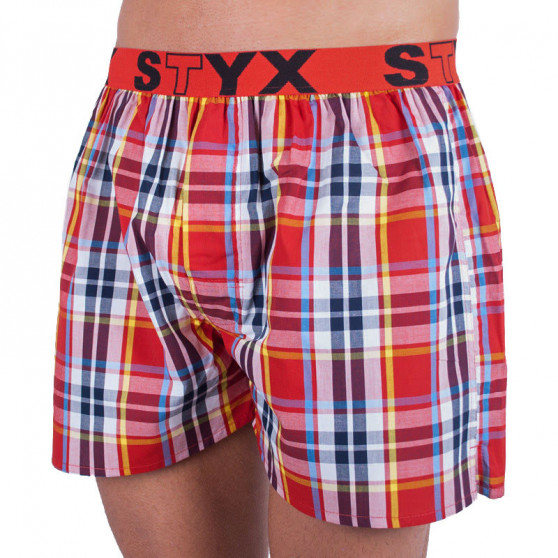 Herenboxershort Styx sport elastisch meerkleurig (B639)