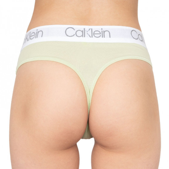 3PACK dames string Calvin Klein veelkleurig (QD3757E-IOB)