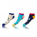 3PACK gekke sokken Bellinda veelkleurig (BE491005-309)