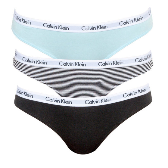 3PACK Dames slip Calvin Klein veelkleurig (QD3588E-QT6)