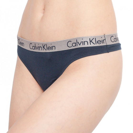 3PACK dames string Calvin Klein veelkleurig (QD3590E-CZ3)