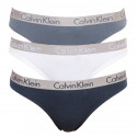3PACK dames string Calvin Klein veelkleurig (QD3590E-CZ3)