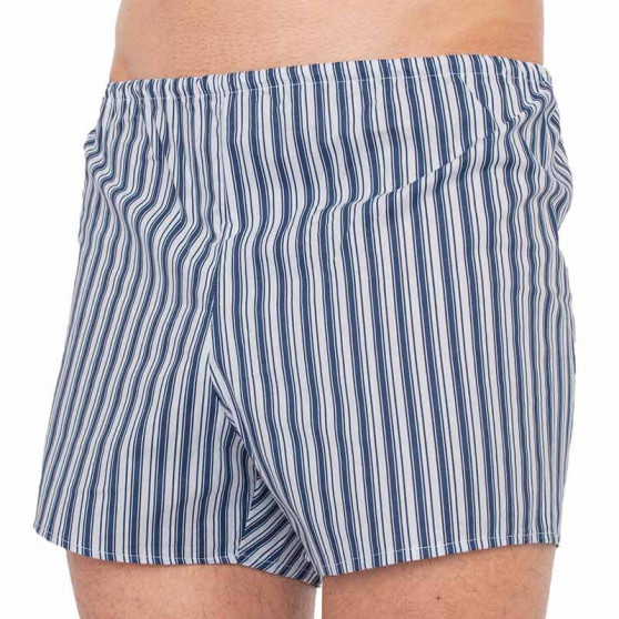 Klassieke Herenboxershort Foltýn donkerblauwe strepen