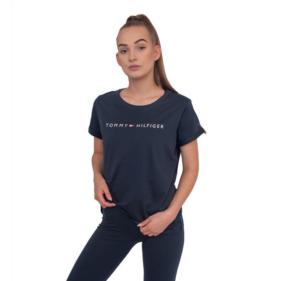 Dames-T-shirt Tommy Hilfiger donkerblauw (UW0UW01618 416)