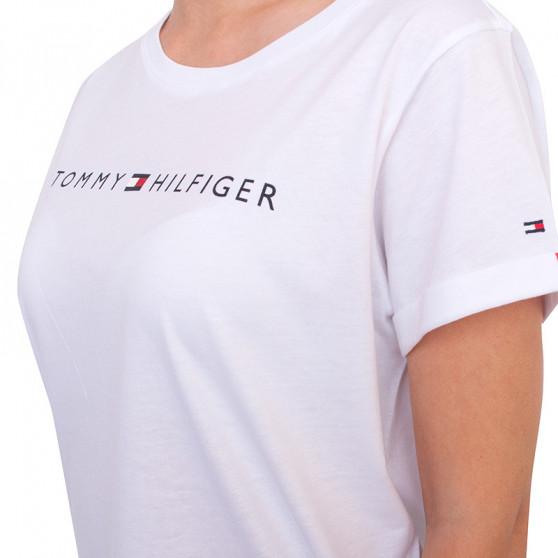 Dames-T-shirt Tommy Hilfiger wit (UW0UW01618 100)