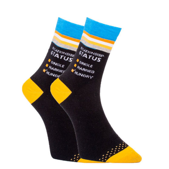 Vrolijke sokken Dots Socks met opschriften (DTS-SX-401-A)