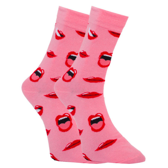 Vrolijke sokken Dots Socks met kusjes (DTS-SX-490-R)