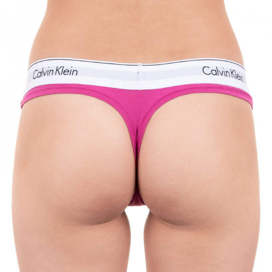 Dames string Calvin Klein roze (F3786E BM6)