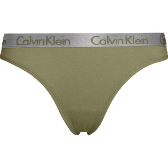 Dames String Calvin Klein kaki (QD3539E-5TF)