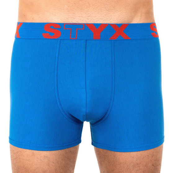 Herenboxershort Styx sport rubber oversized blauw (R967)